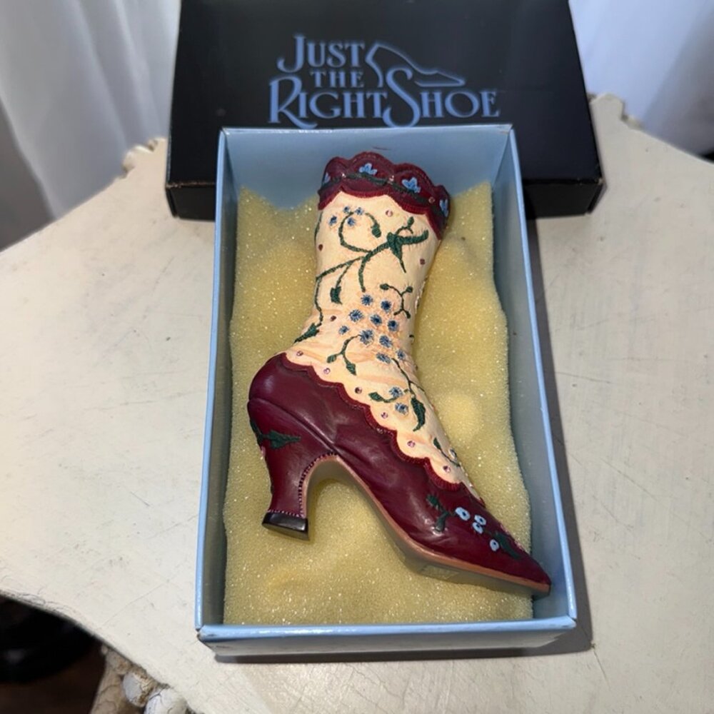 Just The Right Shoe By Raine Opera Boot wBox 1998 VTG Old Stock Willitts Designs